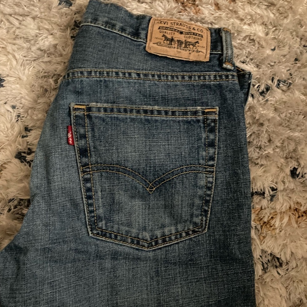 Levi's Blue 569 Ample Loose Jeans